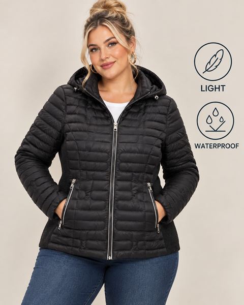 Immagine di WARM AND LIGHTWEIGHT JACKET - DETACHABLE HOOD & SIDE ELASTIC